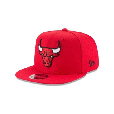 Red Chicago Bulls Hat - New Era NBA High Crown 9FIFTY Snapback Caps USA4862793